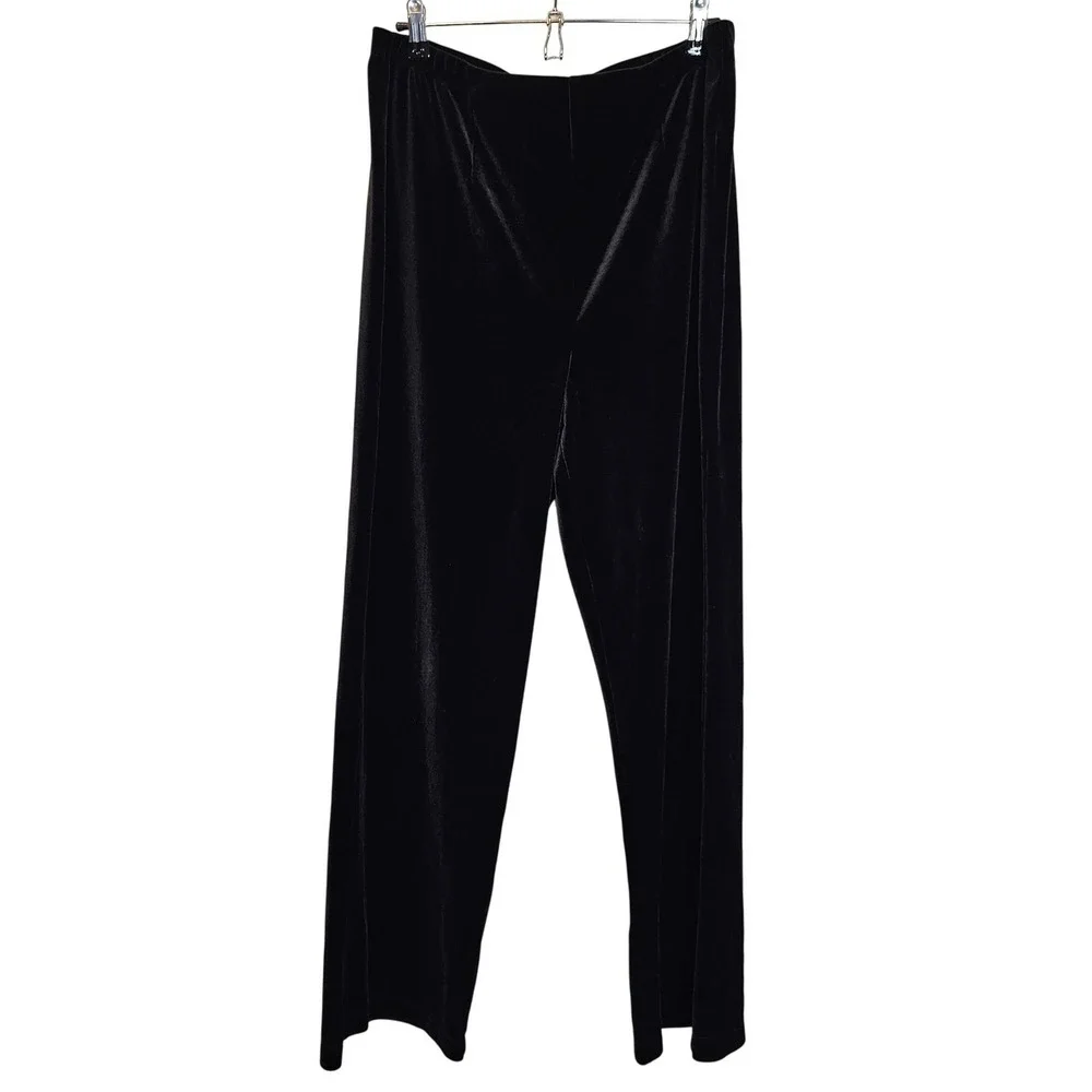 Chico's Velvet Black Sequins Party Top Bundle Pants Skirt Outfit Size 2 Large‎ - Picture 9 of 13